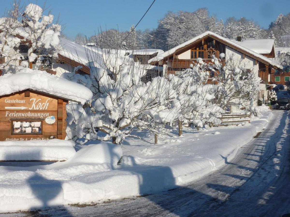 Apartamento Gastehaus Koch Fischen im Allgaeu Exterior foto